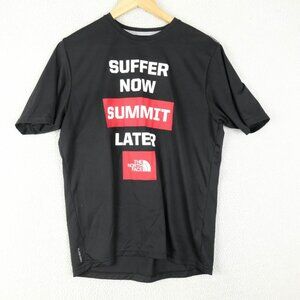 The North Face T Shirt Mens Medium Black Suffer Now Summit Later Athletic